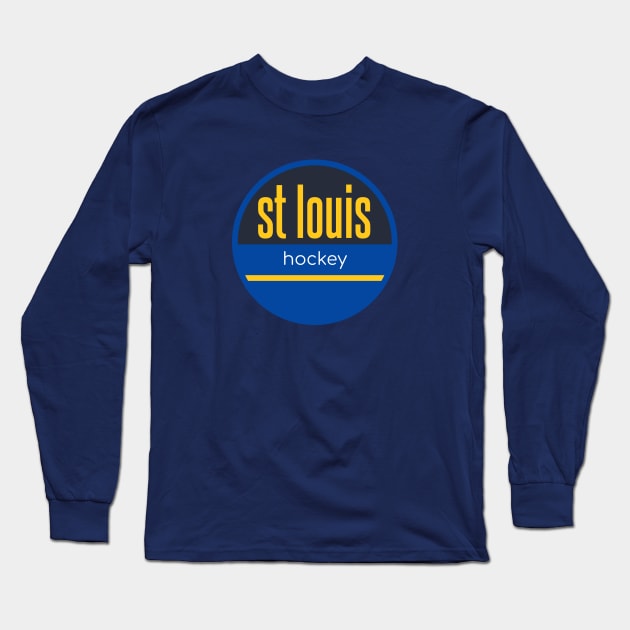 saint louis blues hockey Long Sleeve T-Shirt by BVHstudio